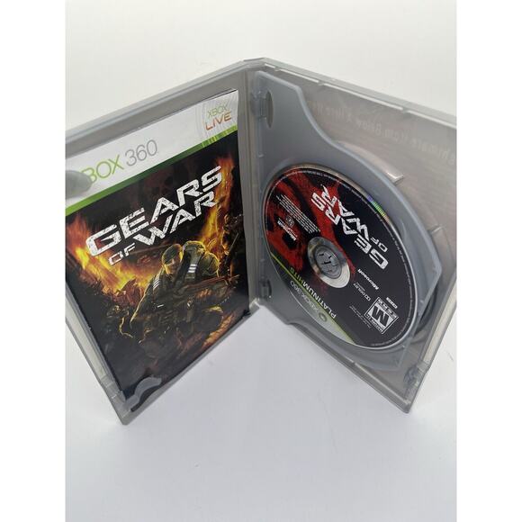 Gears of War + Bonus Disc Xbox 360, 2009 Complete CIB With Manual Tested Working - Picture 5 of 6